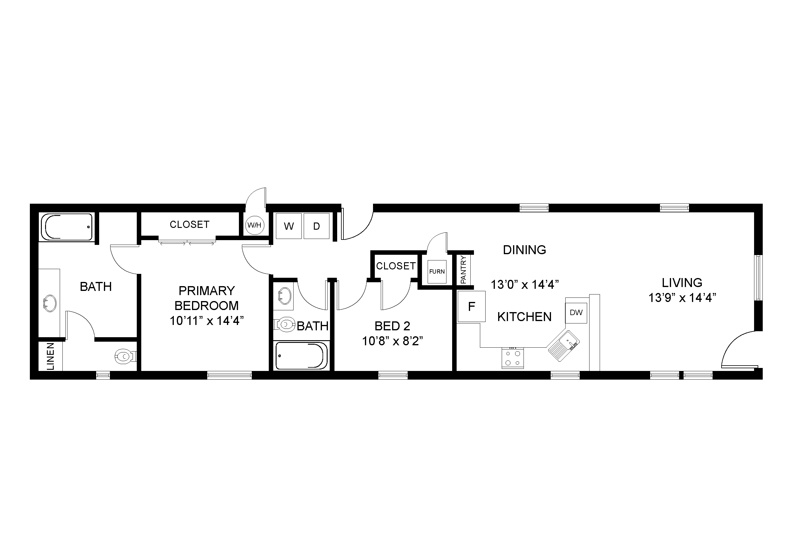 ADORE Crema 888 L floor plan