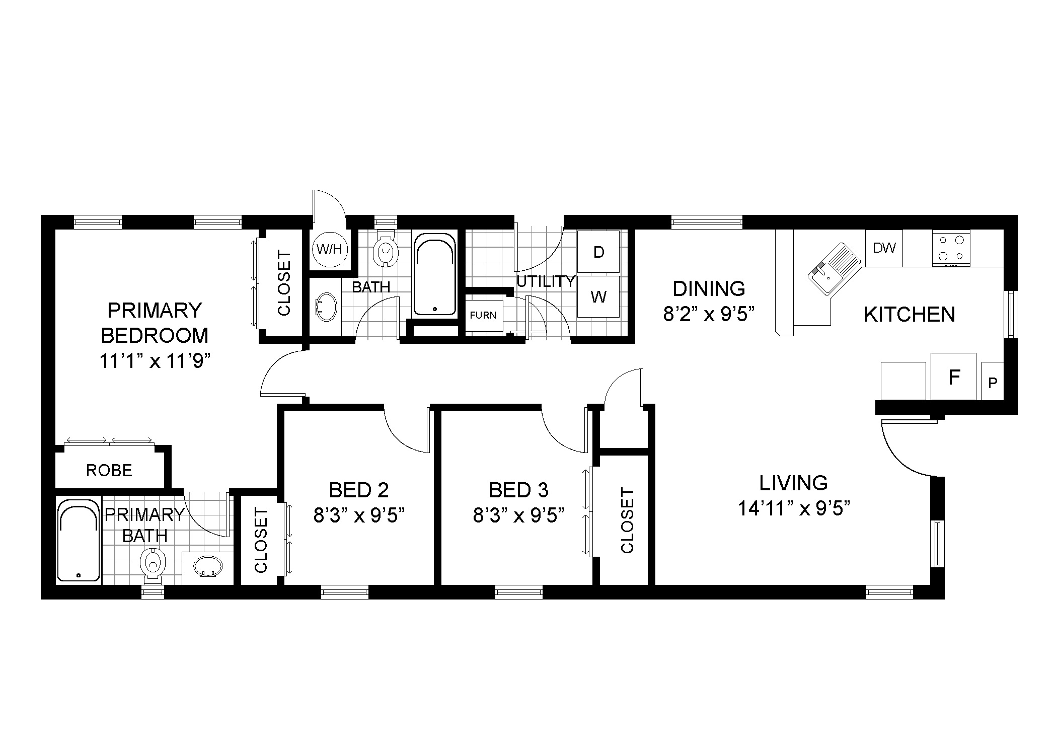 ADORE Horizon 1000 L floor plan