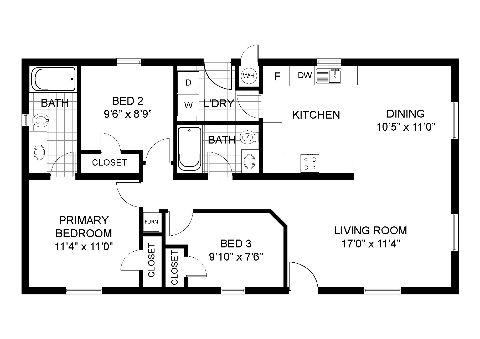 ADORE Horizon 1026 L floor plan