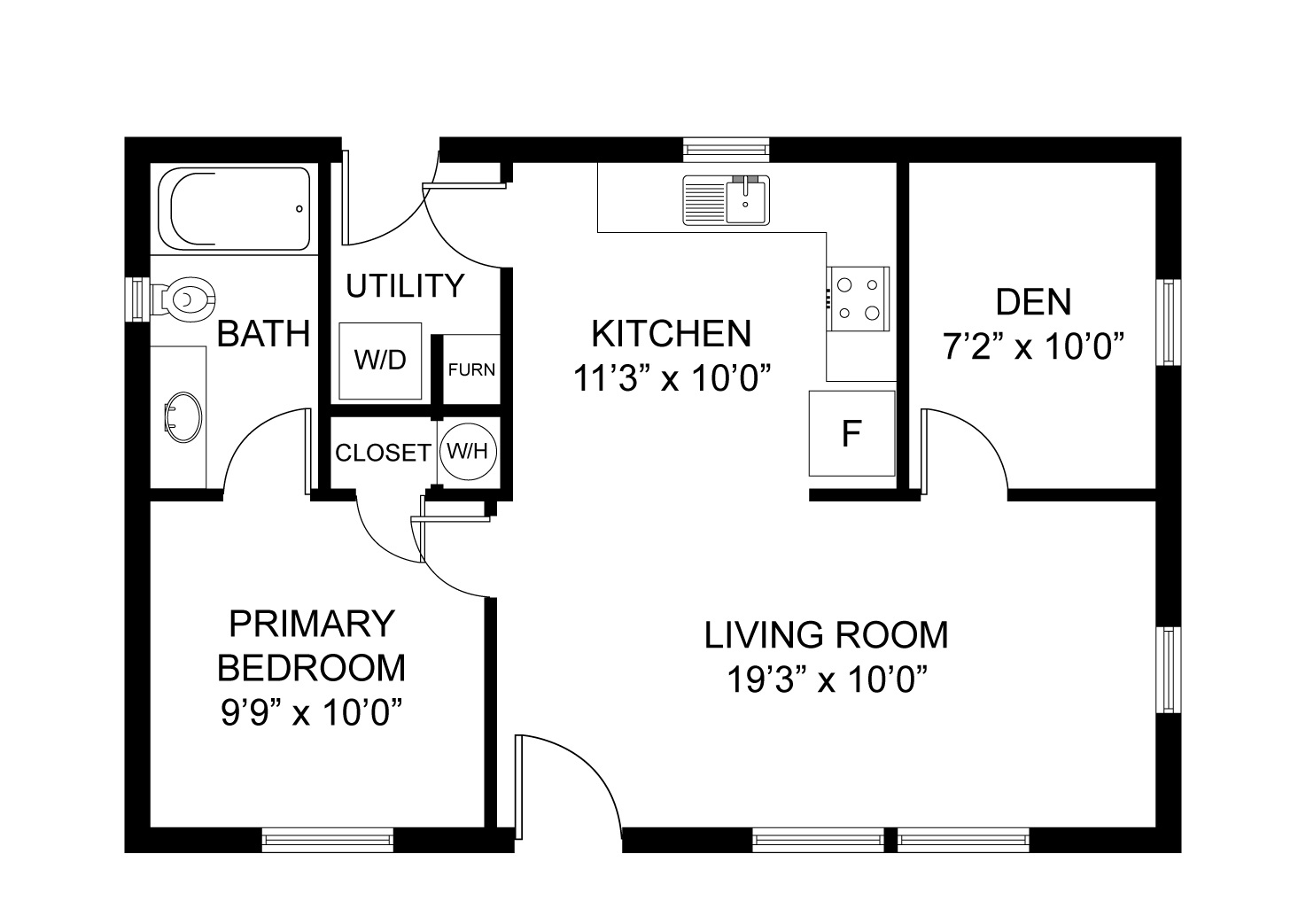 ADORE Horizon 600 L floor plan
