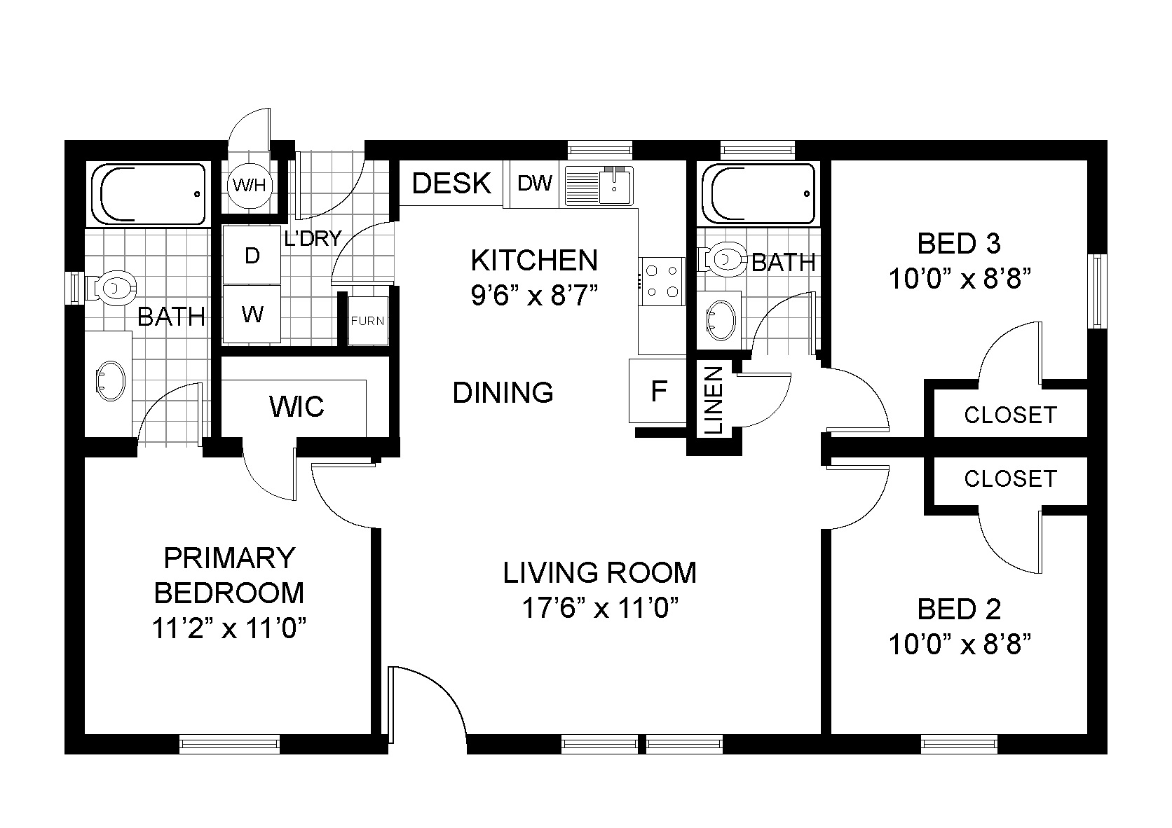 ADORE Horizon 933 L floor plan